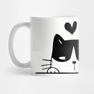 Cute Black Cat Mug